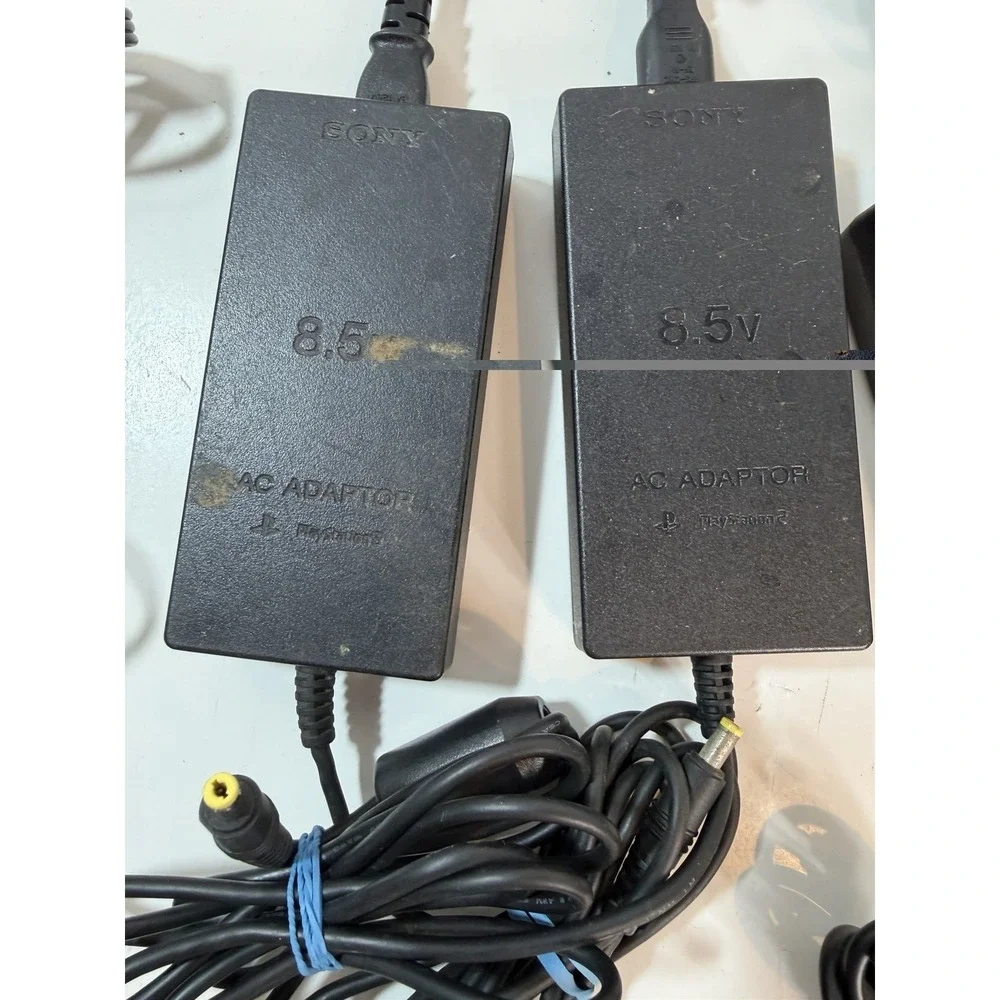 Lot of 8 Sony PlayStation PSP PS2 Slim Bose AC Power Adapters & AV Cable
